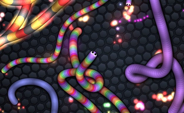 贪食蛇大作战 Slither.io