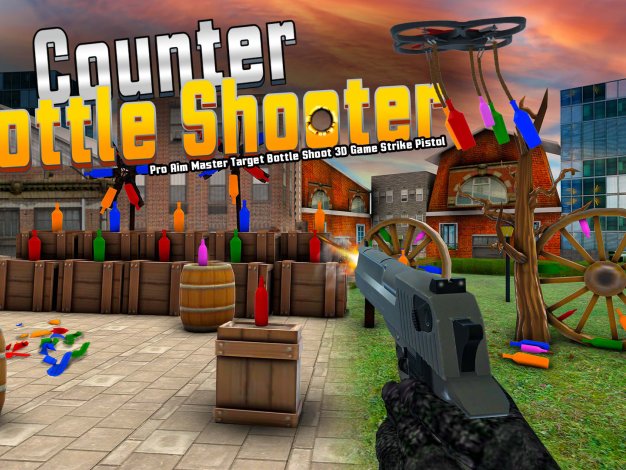 瓶子射击 Bottle Shooting 3D