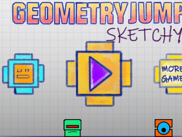 几何冲刺跳跃草图 Geometry Jump Sketchy