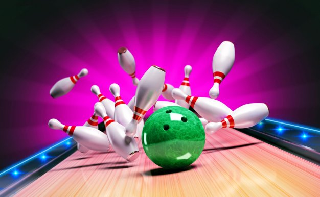双人保龄球 Two Player Bowling